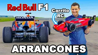 Auto de F1 vs  Carro de Control Remoto: ARRANCONES