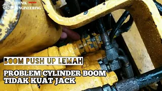 PROBLEM CYLINDER BOOM - Hydraulic low power