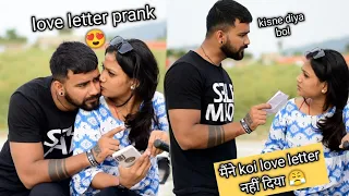 love letter 💌 prank on boyfriend || gone wrong extremely  )😞 veer Samrat vlog