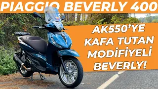 Modifiyeli Piaggio Beverly 400 HPE İnceleme | En Hızlı 400'lük Scooter!