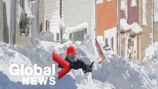 Powerful storms hit eastern and Atlantic Canada, U.S.