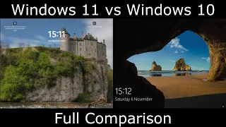 Windows 11 vs Windows 10 Features and Changes COMPARED Side by Side | Windows Full Comparison