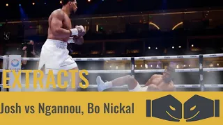 Combat Corner Extracts - Ngannou vs Joshua REACTION! Bo Nickal STEALS Place on Main Card!