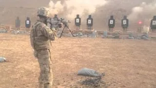 M240B shoulder fire.