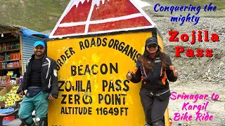 Zojila Pass | Srinagar to Kargil bike ride | Leh Ladakh Bike Ride: Day 2