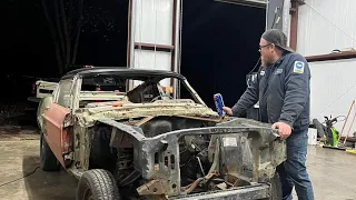 1967 fastback scrap yard build