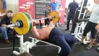 Андрей Гальцов жим лежа 150 кг на 33 раз / Andrey Galtsov Benchpressing 150kg x 33