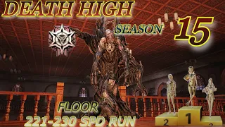 Lifeafter - Death High Season 15 | Floor 221-230 Speed run