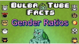 Gender Ratios in Pokémon - BulbaTube