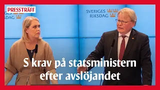 LIVE: S krav på statsministern efter avslöjandet av SD:s trollfabrik