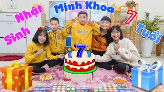 Sinh Nhật Minh Khoa 7 Tuổi ♥ Min Min TV Minh Khoa