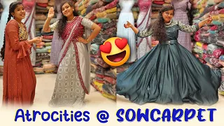 🔥SOWCARPET SHOPPING🛍️ with Akka || Vera Level FUN😂 || Preetha Ammu || Ammu Times ||