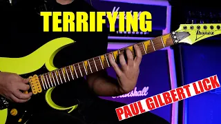 Paul Gilbert Terrifying Scarified Intro Lick Lesson with Tabs