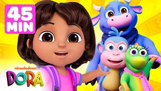 Dora's Friendship Adventures! 💕 45 Minute Full Episode Marathon! | Dora & Friends