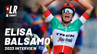 Elisa Balsamo on Future Goals and World Championships Victory | Lanterne Rouge x Zwift