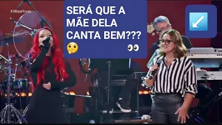 PRISCILA ALCANTARA cantou com a MAMÃE no ALTAS HORAS