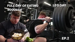 PREP EP.2 | FULL DAY OF EATING + VŠETKY DOPLNKY KTORÉ BERIEM | LEG DAY