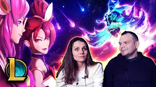 Burning Bright + A New Horizon + Light and Shadow Star Guardian Trailer League of Legends - REACTION