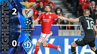 SL Benfica 2 - 0 FC Dynamo Kyiv Highlights | UEFA Champions League 2021/2022