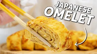 Japanese Rolled Omelette Recipe (Tamagoyaki) - Street Food Skills