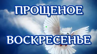 ПРОЩЕНОЕ ВОСКРЕСЕНЬЕ🙏 Прости меня 🙏Очень красивая песня с Прощеным воскресеньем 🎶 Видео открытка