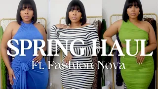 FASHION NOVA SPRING HAUL: SPRING DRESSES + DINNER OUTFITS+ ELEVATED CASUAL OUTFITS + MORE.