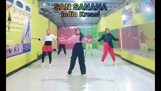 SAN SANANA // Senam Kreasi Lagu INDIA // coreo Susi inspirasi by mas Adi // sanggar SusiAero