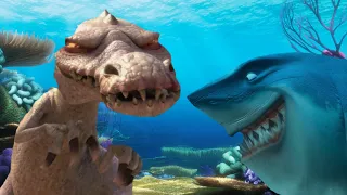 Rudy vs. Bruce (Finding Nemo)