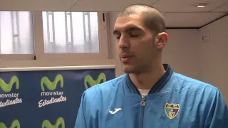 Rueda de prensa previa Movistar Estudiantes- UCAM Murcia Txus Vidorreta y Nacho Martín