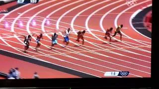 Dwain Chambers Powers Along In Olympic 100m Men's Heats