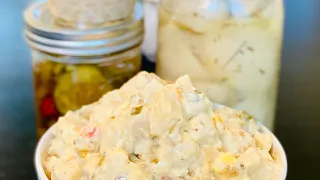 Herbed Potato Salad From Your Home Canned Pantry ~ How To Make Potato Salad ~ Home Canned Potatoes