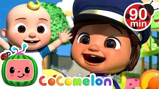 Playground Bus Song | Cocomelon | 🔤 Moonbug Subtitles 🔤 | Learning Videos