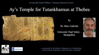 IEAA Lecture: Ay's Temple for Tutankhamun