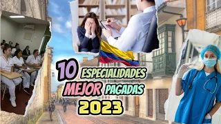 10 Especialidades MÉDICAS Mejor Pagadas en COLOMBIA 2024 👩‍⚕️