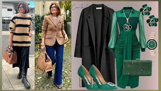 Winter Outfits Style For Women Over 40,50,60 | Shein Winter Outfits Fashion 2024 | Winter Outfits