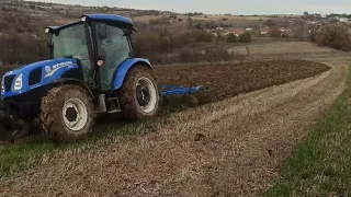 #tt475 ile çamurlu arazide tarla sürümü yaptık. Yağışlardan dolayı geçe kaldık detaylı anlatım.