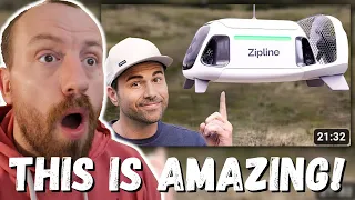 THIS IS AMAZING! Mark Rober Incredible Invention- This Drone Could Change Everything (REACTION!)