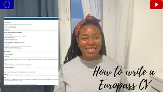 How to write a Europass CV to win an Erasmus Mundus Scholarship. #erasmusmundus