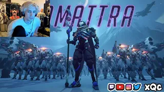 xQc reacts to New Overwatch Hero "Ramatraa"