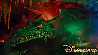 [4K] Dragon's Lair under Disney Castle - Disneyland Paris