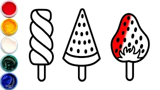 Easy Ice Cream Drawing Tutorial for Kids | Easy Step-by-Step Guide