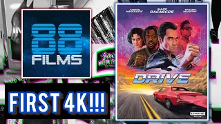 DRIVE (1997) 4K BLU RAY REVIEW | 88FILMS FIRST 4K DISC IS HERE!