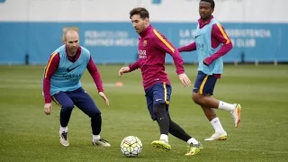 FC Barcelona training session: Second-to-last workout before Sunday derby