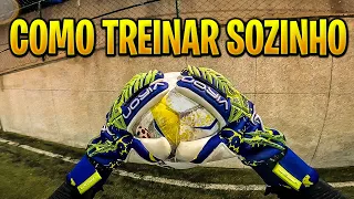 COMO TREINAR SOZINHO NA VISÃO DO GOLEIRO (GoPro)