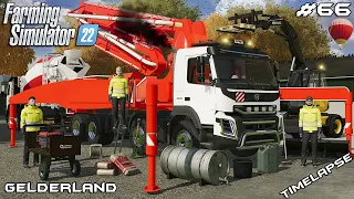 POURING CONCRETE BUNKER SILO WITH VOLVOs | Animals on Gelderland | Farming Simulator 22 | Episode 66