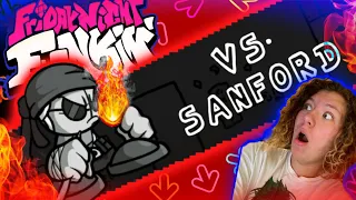 FNF VS SANFORD | THIS MOD IS CRAZY! | *Vs Sanford Reaction*