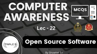 Lec 22 : Open Source Software ||  MCQs By Showkat Sir for JKPSI SSC CGL