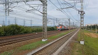 ЭП20 с поездом Карелия