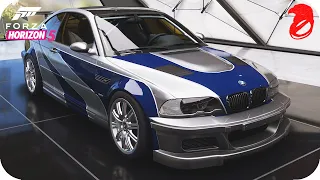 EL BMW M3 E46 GTR DE NEED FOR SPEED MOST WANTED!! Forza Horizon 5 con Flowstreet