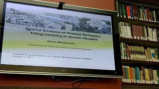 Olena Nikolayenko: Spatial Analysis of Protest Behavior: Telegramming in Soviet Ukraine (Livestream)